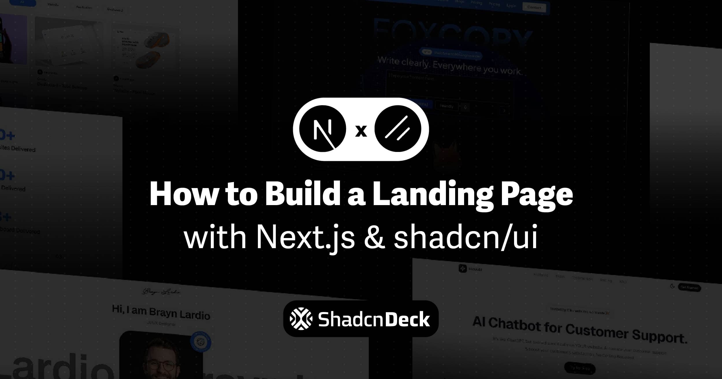 How to Build a Landing Page with Next.js and shadcn/ui