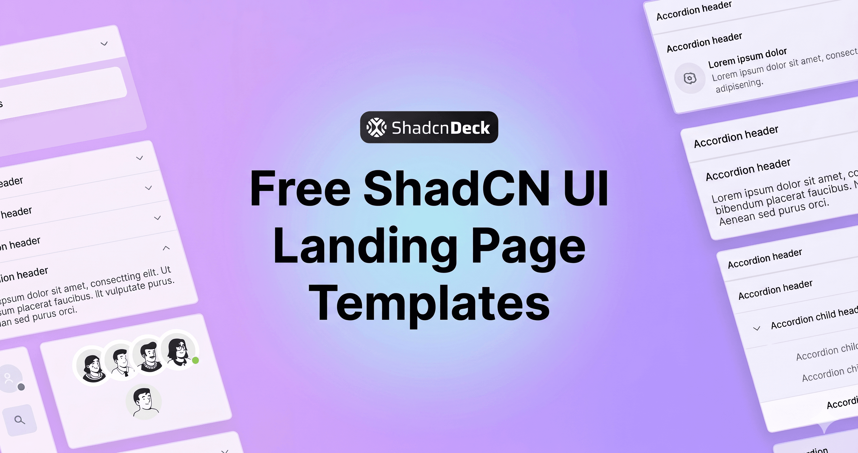 15 Free Shadcn UI Landing Page Templates [2026]