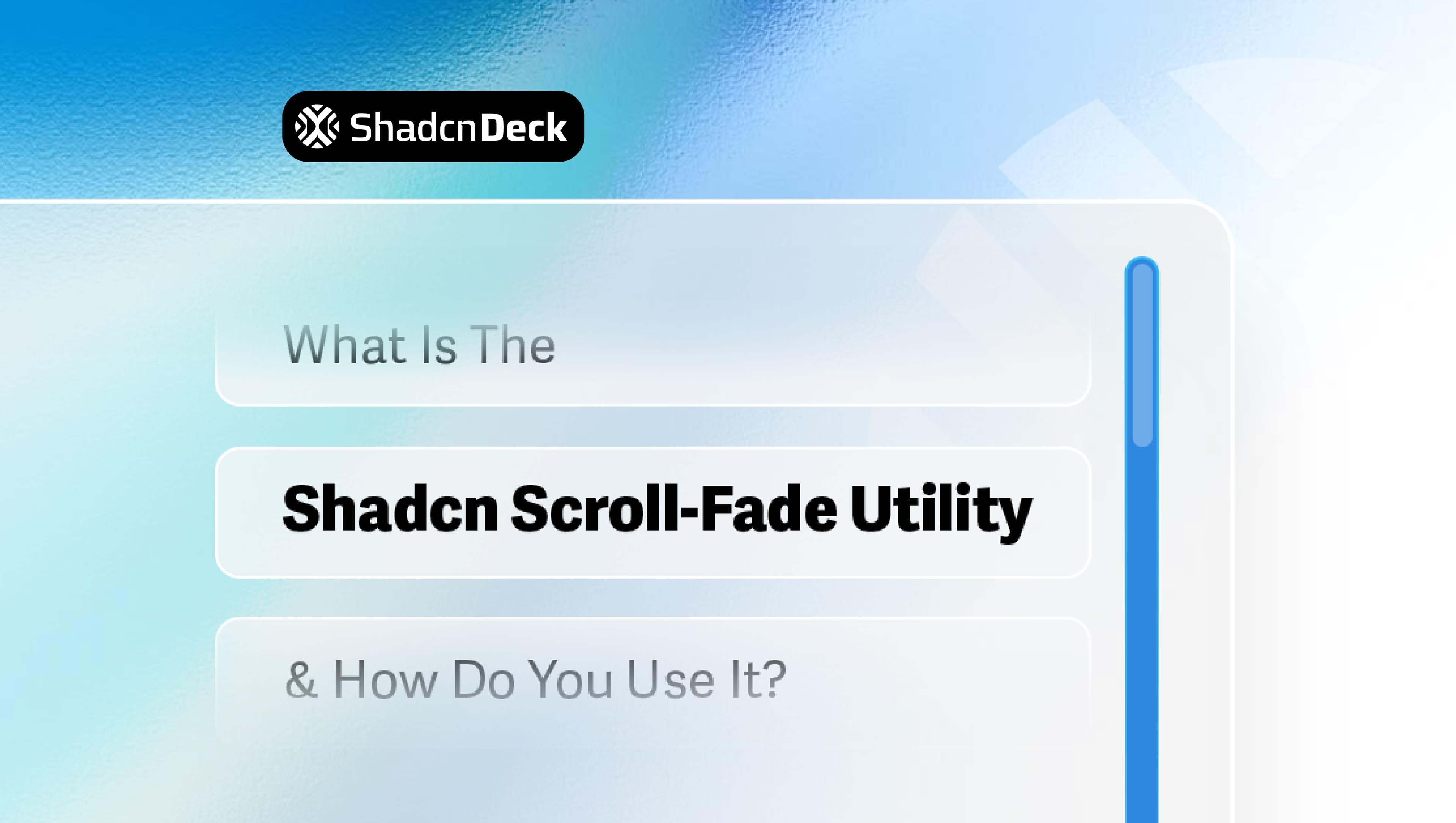 shadcn scroll-fade utility guide cover image